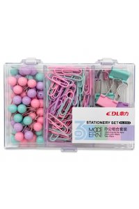 НАБОР КАНЦ 138 ПРЕДМ (СКРЕПКИ+КНОПКИ+ЗАЖИМЫ) ПАСТЕЛЬНЫЕ DL2263 DO-503 (6948)