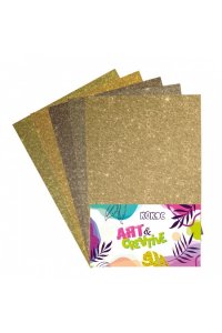 ФОАМИРАН А4 5Л 5ЦВ 1ММ (БЛЕСТКИ) КОКОС АРТ.230913 (7467)