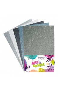 ФОАМИРАН А4 5Л 5ЦВ 1ММ (БЛЕСТКИ) КОКОС АРТ.230914 (7481)