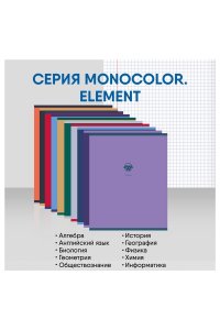 ТЕТР ПРЕДМЕТ КОМПЛЕКТ ( 12 ШТ) 48Л BG MONOCOLOR. ELEMENT 12ШТ ТПК5СК48_ЛС_ВЛ 11593 (5763)
