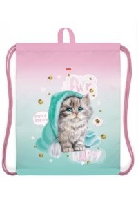 МЕШОК Д/ОБУВИ С ПЕТЛЕЙ HATBER МИЛЫЙ КОТИК 1 ОТД 41*49СМ NMN_19022