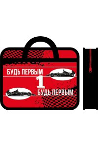 ПАПКА С РУЧКАМИ А4 75 ММ БУДЬ ПЕРВЫМ 2025 /ПЛАСТИК/ТЕСЬМА/ ПЧЕЛКА ПМ-А4-25 (6473)