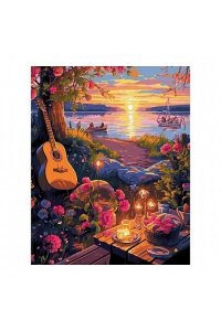 РОСПИСЬ ПО НОМЕРАМ 40*50 НА КАРТОНЕ 