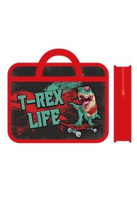 ПАПКА С РУЧКАМИ А4 75 ММ T-REX /КОНГРЕВ/ТЕСЬМА/ ПЧЕЛКА ПМ-А4-225 (9903) (1102)