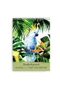 АЛЬБОМ Д/ПАСТЕЛИ А4 30Л СПИРАЛЬ БЕЖЕВАЯ БУМАГА ФЕНИКС+ ПОПУГАЙ 49794