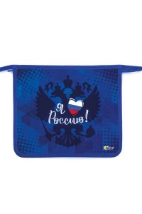 ПАПКА Д/ТЕТР 1 ОТД А5 НА МОЛНИИ 45 ММ ПТ-73 Я ЛЮБЛЮ РОССИЮ! 71916