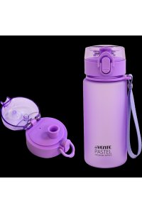 БУТЫЛОЧКА 400 МЛ 17,9*6,5 СМ ПЛАСТИК С ДИФФУЗОРОМ МАТОВ СИРЕНЕВ PASTEL DEVENTE 8090331 (9231)