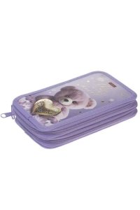 ПЕНАЛ HATBER 2 ОТД 190*110 ММ МАТОВ ЛАМИН 3D ФОЛЬГА ЛИЛУ NPN_47124 (8089)