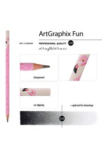 КАРАНДАШ Ч/Г ARTGRAPHIX FUN НВ ФЛАМИНГО (ПЛАСТ КОРП) *BV*АЛЬТ АРТ.21-0050/03 (6182)