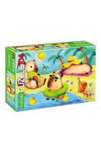 ПАЗЛЫ 104 HATBER ECO КАПИБАРЫ НА ПЛЯЖЕ 104ПЗ4_31856 (2391)
