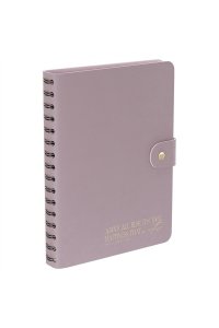 ЕЖЕДНЕВНИК 136Л А5 BG КОЖЗАМ ГРЕБЕНЬ EMBRACE. AMETHYST ФИОЛЕТОВЫЙ DUA5_67332 (3323)