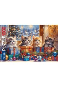 ПАЗЛЫ 1000 HATBER PREMIUM КОТЯТА С ПОДАРКАМИ 1000ПЗ2_35212 (2361)