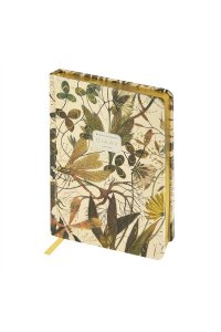 ЕЖЕДНЕВНИК 128Л А5+ BRUNO VISCONTI КОЖЗАМ FLORA.SUMMER GREENS 3-744/03 (1387)