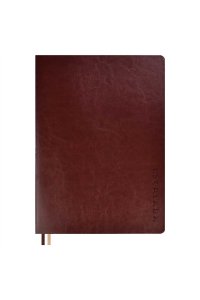 ЕЖЕДНЕВНИК 160Л А4 ФЕНИКС+ МЯГ КОЖЗАМ САРИФ КОРИЧНЕВЫЙ 61159