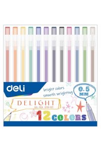 НАБОР РУЧЕК ГЕЛ 12ЦВ DELI DELIGHT EG119-12C (1684)