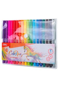 ФЛОМАСТЕРЫ 18 ЦВ DELI COLORUN (ПАКЕТ/ЕВРОПОДВЕС) EC10013 (9549)