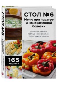 <не указано> Стол №6. Меню при подагре и мочекаменной болезни. С рекомендациями специалиста