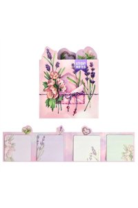 БЛОК Д/ЗАПИСЕЙ ФИГУРН 75Х75 ММ,100 ШТ ЦВЕТЫ ФЕНИКС+ 65157