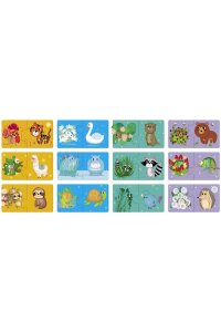 НАСТ ИГРА ПАРОЧКИ УГАДАЙ, КТО ГДЕ ПРЯЧЕТСЯ (2+) АЙРИС АРТ.28502