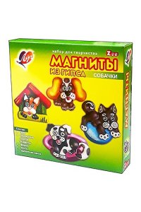 НАБОР Д/ТВОРЧ МАГНИТЫ ИЗ ГИПСА СОБАЧКИ ЛУЧ АРТ.28С 1669-08