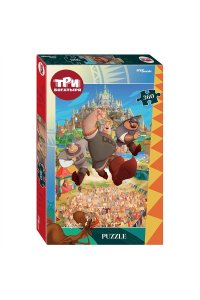 ПАЗЛЫ 360 STEP ТРИ БОГАТЫРЯ И ПУП ЗЕМЛИ 96139 (1395)