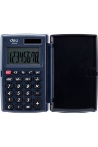 КАЛЬКУЛЯТОР 8 РАЗР КАРМАННЫЙ DELI СЕРЫЙ E39219 (2190)