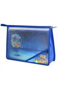 ПАПКА Д/ТРУДА 1 ОТД А4 МОЛНИЯ СВЕРХУ ГЛОБУС ФЕНИКС+ 66314