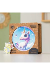 ПАЗЛЫ ФИГУРНЫЕ UNIDRAGON 30 BUBBLEZZ ЕДИНОРОГ5153/8725