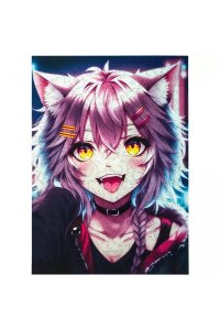 ПАЗЛЫ ФИГУРНЫЕ UNIDRAGON 250 POP-ART НЕКО ТЯН3725