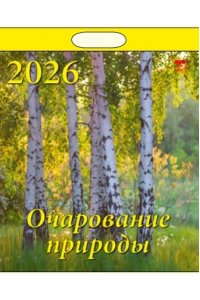 К-РЬ НАСТ 2026 ОЧАРОВАНИЕ ПРИРОДЫ 12Л А4 220*240 ММ ДЕНЬ ЗА ДНЕМ АРТ.45605