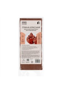 ГЛИНА Д/ЛЕПКИ 1КГ ВАКУУМИРОВАННАЯ ТРИ СОВЫ КРАСНАЯ ГЛК_53318