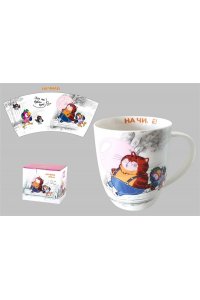 КРУЖКА 420 МЛ Ф.ДЕРБИ П/УП ПОПУГАЙ КЕША HD241137 (2895)