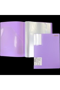 ПАПКА С 20 ВКЛ А5 DEVENTE PASTEL ПЕСОК СИРЕНЕВАЯ АРТ.3101023 (1009)