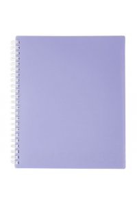 ТЕТР 80 КЛЕТ А5 ХАТБЕР СПИРАЛЬ ПЕРФОРАЦ NEWTONE PASTEL ПЛАСТ ОБЛ ЛАВАНДА 80Т5A1ГР_05019 (5474)