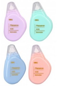КОРРЕКТ ЛЕНТА 5ММ*5М DELI MACARON /БЛИСТЕР/ EH21606 (7381)