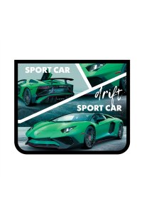 ПАПКА Д/ТЕТР 1 ОТД А5 НА МОЛНИИ 50 ММ GREEN SPORT CAR (ПЛАСТИК) ПЧЕЛКА ПМ-А5-29 (8981)