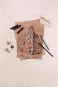 КАРАНДАШ Ч/Г НАБОР 6ШТ SKETCH&ART (ЦЕЛЬНОГРАФИТОВЫЕ) BRUNO VISCONTI 25-005 (7412)