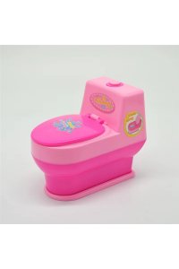 ИГРУШКА УНИТАЗ (3694, JINHUAFENG) ТЕЧЕТ ВОДА ИЗ БАЧКА, ПОДН-СЯ КРЫШКА 229282 (6942)