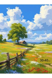 РОСПИСЬ ПО НОМЕРАМ 30*40 ДОРОГА К ЛЕТУ BAH0011 (3330)