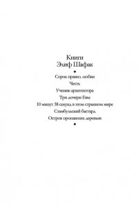 Шафак Э. Сорок правил любви