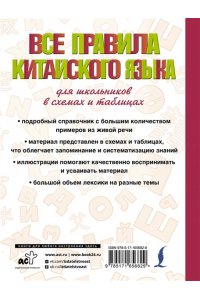 Куприна М.И. Все правила китайского языка для школьников в схемах и таблицах