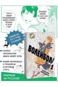 Фурудатэ Х. Волейбол! Кн. 1. Хината и Кагэяма. Вид с высоты