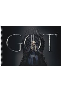 АЛЬБОМ Д/РИС 40Л ХАТБЕР СПИРАЛЬ ИГРА ПРЕСТОЛОВ (GAME OF THRONES) 40А4ВСП (5169)