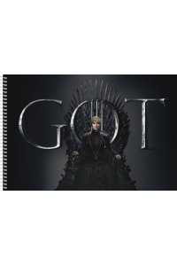 АЛЬБОМ Д/РИС 40Л ХАТБЕР СПИРАЛЬ ИГРА ПРЕСТОЛОВ (GAME OF THRONES) 40А4ВСП (5169)