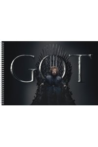 АЛЬБОМ Д/РИС 40Л ХАТБЕР СПИРАЛЬ ИГРА ПРЕСТОЛОВ (GAME OF THRONES) 40А4ВСП (5169)