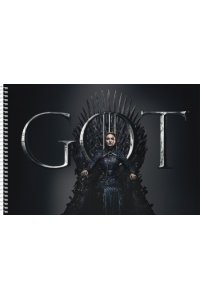 АЛЬБОМ Д/РИС 40Л ХАТБЕР СПИРАЛЬ ИГРА ПРЕСТОЛОВ (GAME OF THRONES) 40А4ВСП (5169)