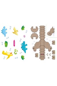 Объёмные игрушки из бумаги. Динозавры