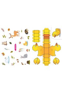 Объёмные игрушки из бумаги. Животные