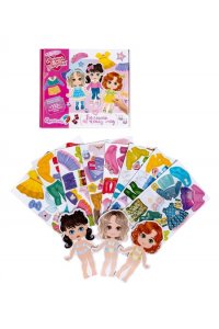 НАСТ ИГРА МАГНИТНЫЕ ИСТОРИИ ОДЕВАШКИ МОДНАЯ ДЕВЧОНКА БОЛЬШОЙ ПОКАЗ МОД *ДК* 05795 (7958)