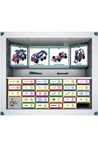 КОНСТРУКТОР МЕТАЛЛ ШКОЛЬНЫЙ-4 ДЛЯ УР ТРУДА 294 ЭЛ *ДК* АРТ.02052